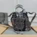 Balenciaga Bucket Bag: Burgundy Leather, Studded Edges, A Bold Fashion Statement size:30×23×17cm #B54159