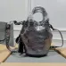 Balenciaga Bucket Bag: Burgundy Leather, Studded Edges, A Bold Fashion Statement size:30×23×17cm #B54159