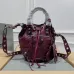 Balenciaga Bucket Bag: Burgundy Leather, Studded Edges, A Bold Fashion Statement size:30×23×17cm #B54159
