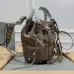 Balenciaga Bucket Bag: Burgundy Leather, Studded Edges, A Bold Fashion Statement size:30×23×17cm #B54159