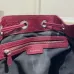 Balenciaga Bucket Bag: Burgundy Leather, Studded Edges, A Bold Fashion Statement size:30×23×17cm #B54159