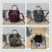 Balenciaga Bucket Bag: Burgundy Leather, Studded Edges, A Bold Fashion Statement size:30×23×17cm #B54159