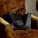 Burberry Black Leather Tote Bag 2221 #B55661