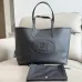 Burberry Black Leather Tote Bag 2221 #B55661