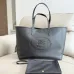 Burberry Black Leather Tote Bag 2221 #B55661