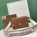 Burberry Crossbody Bag: Logo - Embroidered Strap & Leather, A Nod to Heritage size:25×8×18cm #B54152