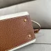 Burberry Handbag: Two - Tone Leather & Gold “TB” Logo, Epitomizing Sophisticated Elegance size:27×11×20cm #B54149