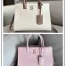 Burberry Handbag: Two - Tone Leather & Gold “TB” Logo, Epitomizing Sophisticated Elegance size:27×11×20cm #B54149