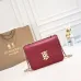 Burberry Leather Shoulder Bag with Chain Strap #B45652