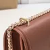 Burberry Leather Shoulder Bag with Chain Strap #B45652