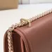 Burberry Leather Shoulder Bag with Chain Strap #B45652