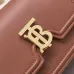 Burberry Leather Shoulder Bag with Chain Strap #B45652