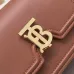 Burberry Leather Shoulder Bag with Chain Strap #B45652