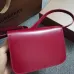 Burberry TB Leather Shoulder Bag - Burgundy Shoulder Bags #B50895