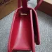 Burberry TB Leather Shoulder Bag - Burgundy Shoulder Bags #B50895