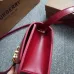 Burberry TB Leather Shoulder Bag - Burgundy Shoulder Bags #B50895