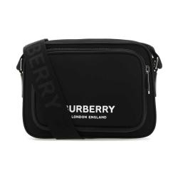 Burberry Logo Printed Zip-Up Crossbody Bag 23CM #B38366