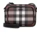 Burberry Messenger bag with check motif BURBERRY Messenger bag with check motif #B38359