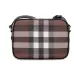 Burberry Messenger bag with check motif BURBERRY Messenger bag with check motif #B38359