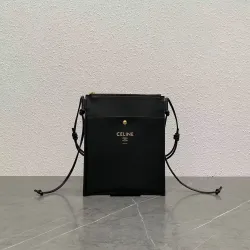 Celine 100812 Sharp Pouch Phone Bag in Lambskin Size 24x19.5x1CM #B62901 Celine 100812 Sharp Pouch Phone Bag in Lambskin Size 24x19.5x1CM #B62901
