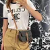 Celine FOLCO SHOULDER BAG IN TRIOMPHE CANVAS size:20×14×5cm #B54049