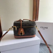 Celine Triomphe Canvas and Leather Box Bag #B45648