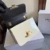 Chic Black Patent Leather Celine Handbag With Signature Gold Hardware For Fashionistas size:18×13×6cm #B54299