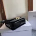 Chic Black Patent Leather Celine Handbag With Signature Gold Hardware For Fashionistas size:18×13×6cm #B54299