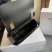 Chic Black Patent Leather Celine Handbag With Signature Gold Hardware For Fashionistas size:18×13×6cm #B54299