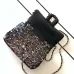 2026 Chanel SO BLACK Sequin Bag Sparkly Double C  Edgy  Cool Perfect for Fall Winter #B60135
