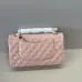 Authentic CHANEL Classic Flap Bag in Light  Caviar Leather good Hardware  Wide 25cm #B54329