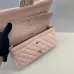 Authentic CHANEL Classic Flap Bag in Light  Caviar Leather good Hardware  Wide 25cm #B54329