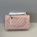 Authentic CHANEL Classic Flap Bag in Light  Caviar Leather good Hardware  Wide 25cm #B54330