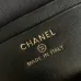 Chanel AP5276 Suede & Leather Handbag with Chain Strap Size 17-19.5-5 #B62888
