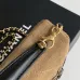 Chanel AP5276 Suede & Leather Handbag with Chain Strap Size 17-19.5-5 #B62888