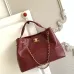 Chanel AS5634 Suede & Leather Tote Bag with Chain Strap Size 36x24x12CM #B62904