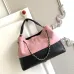 Chanel AS5634 Suede & Leather Tote Bag with Chain Strap Size 36x24x12CM #B62905