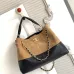 Chanel AS5634 Suede & Leather Tote Bag with Chain Strap Size 36x24x12CM #B62905