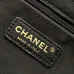 Chanel Black Quilted Leather Handbag With Gold Chain Strap And Iconic CC Logo size:18×29×8cm #B54337