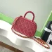 Chanel Burgundy Quilted Velvet Handbag With Top Handle And Gold Chain Strap size:11×20×8cm #B54338