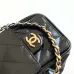 Chanel Hobo Shoulder Bag  Hippie Style Vintage Gold Coin Button Drawstring Bucket Bag #B59437
