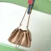 Chanel Hobo Shoulder Bag  Hippie Style Vintage Gold Coin Button Drawstring Bucket Bag #B59437