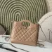 Chanel Kelly 31 Shopping Tote Black Calfskin size:22×24×5cm #B53860