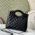 Chanel Kelly 31 Shopping Tote Black Calfskin size:32×30×9cm #B53859