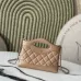 Chanel Mini Kelly 31 Shopping Tote Black Calfskin size:17×20×5cm #B53856