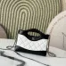 Chanel Mini Kelly 31 Shopping Tote Black Calfskin size:17×20×5cm #B53856