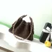 Chanel Mini Suede Bucket Bag  Retro Coin Button  Drawstring  Quilted  Classic Chain #B60133