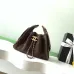 Chanel Mini Suede Bucket Bag  Retro Coin Button  Drawstring  Quilted  Classic Chain #B60133
