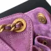 Chanel Mini Suede Bucket Bag  Retro Coin Button  Drawstring  Quilted  Classic Chain #B60133