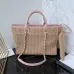 Chanel Natural Raffia Small Deauville Tote size:34cm #B53983